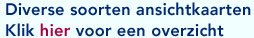 Diverse soorten ansichtkaarten, Klik hier voor een overzicht
